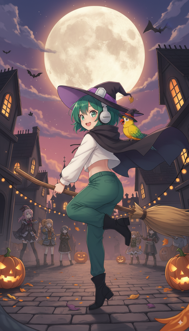 Topictionary in witch costume